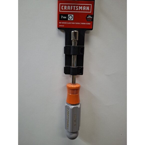 New CRAFTSMAN, 7MM "NUT DRIVER", Color Coded Orange, CMHT65116, - Picture 1 of 3